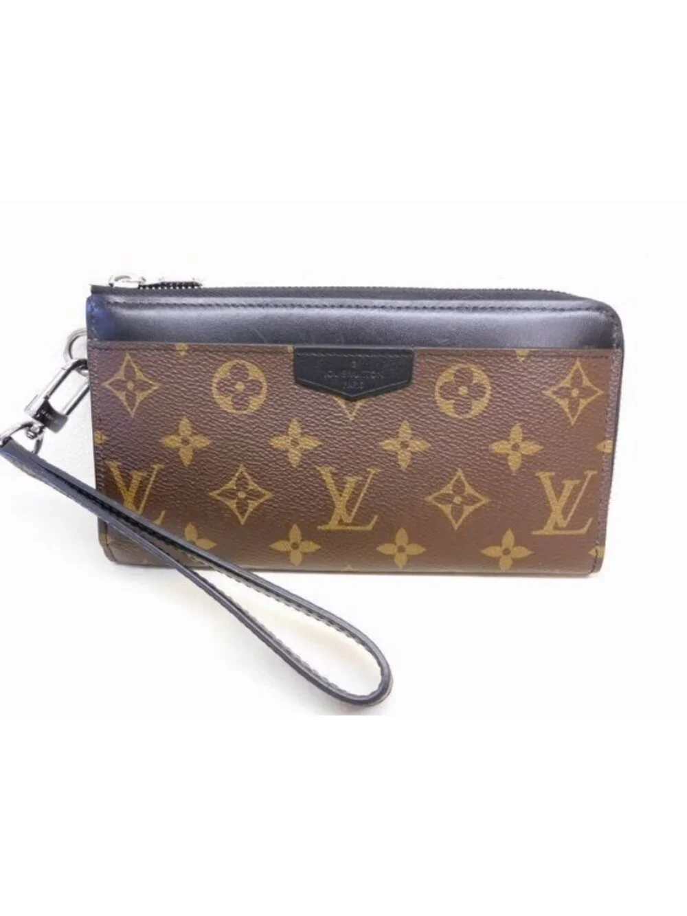 Louis Vuitton Monogram Macassar Zippy Dragonne Wallet